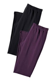 Vivance active Leggings Leggings Damen beere, schwarz