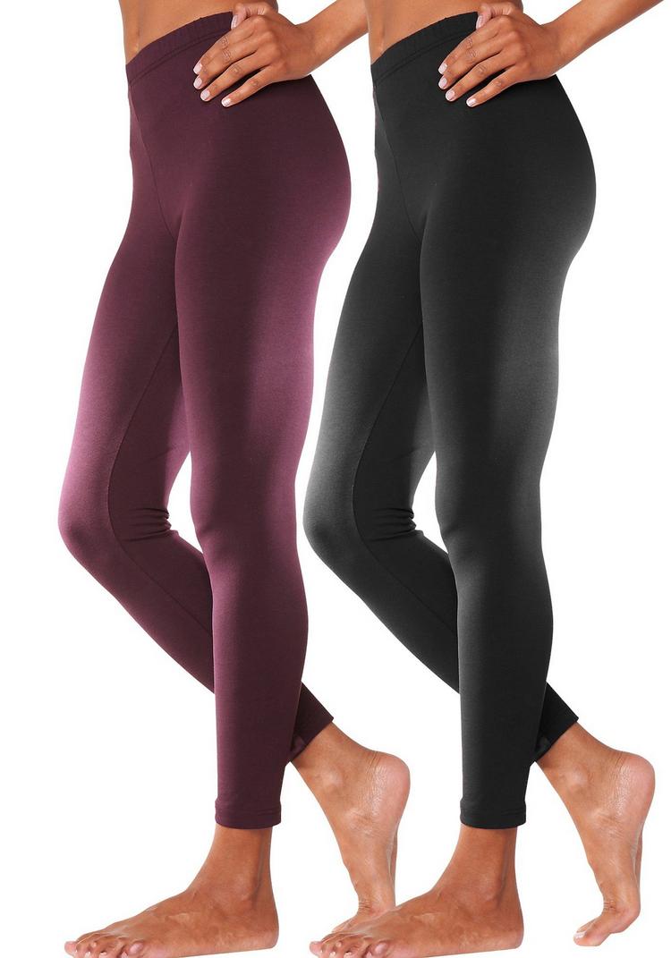 Vivance active Vivance active Leggings Leggings Damen - beere - schwarz - 0 | SportScheck