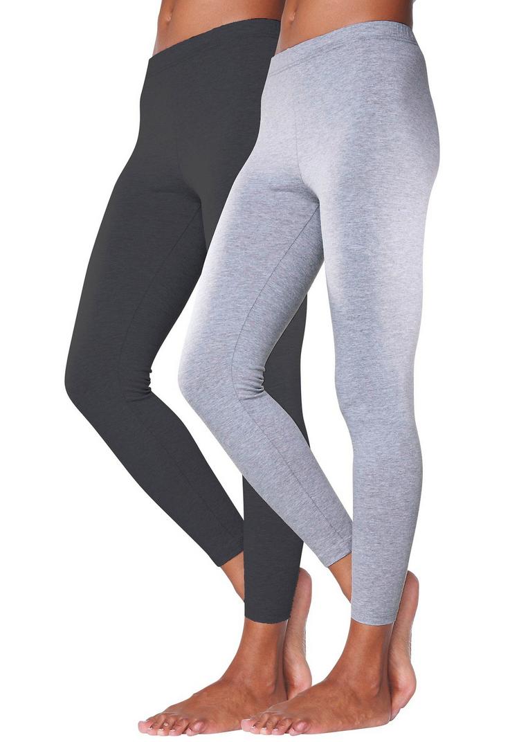 Vivance active Vivance active Leggings Leggings Damen - hellgrau -  schwarz - 0 | SportScheck