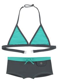 Buffalo Triangel-Bikini Bikini Set Damen - grau-t&uuml;rkis