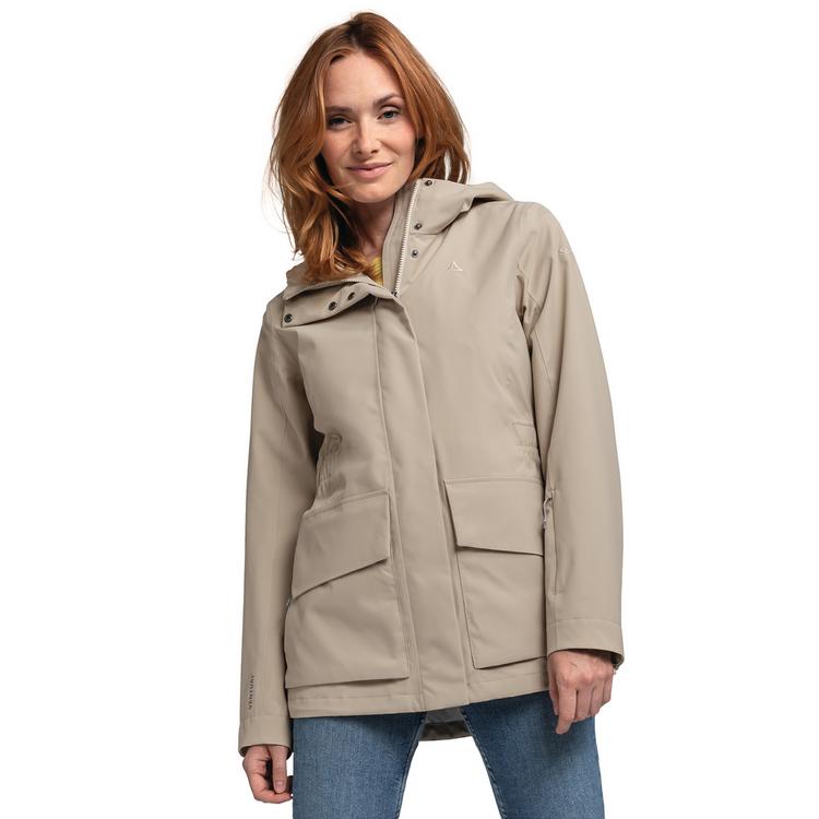 Sch&ouml;ffel Sch&ouml;ffel Jacket Geneva L Funktionsjacke Damen - humus - 0 | SportScheck