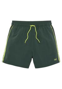 Buffalo Badeshorts Badehose Herren - oliv-lime