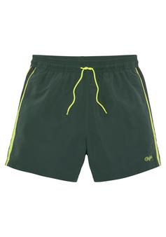 Buffalo Badeshorts Badeshorts Herren oliv-lime