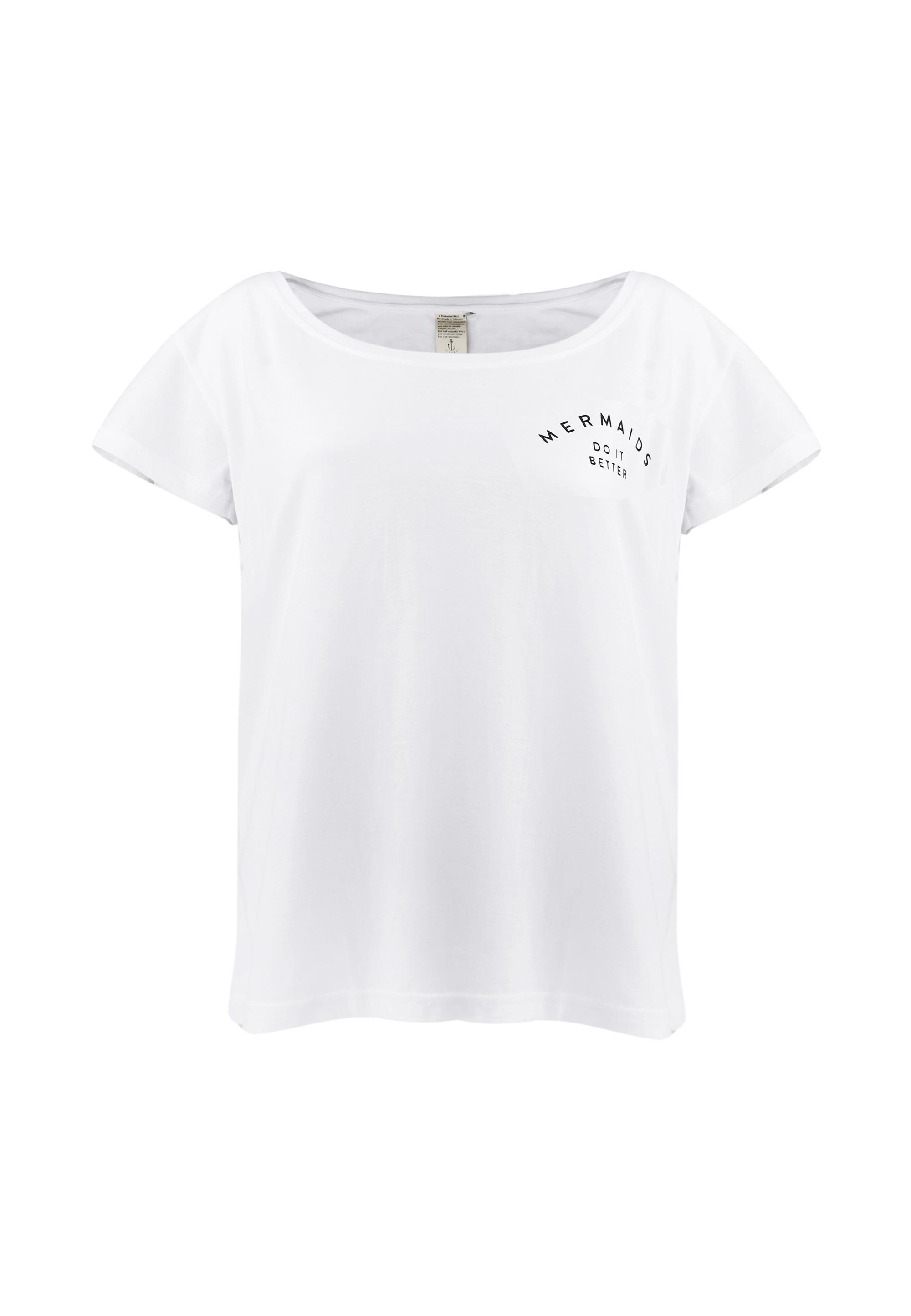 Zealous Mermaids Do It Better T-Shirt Damen weiß