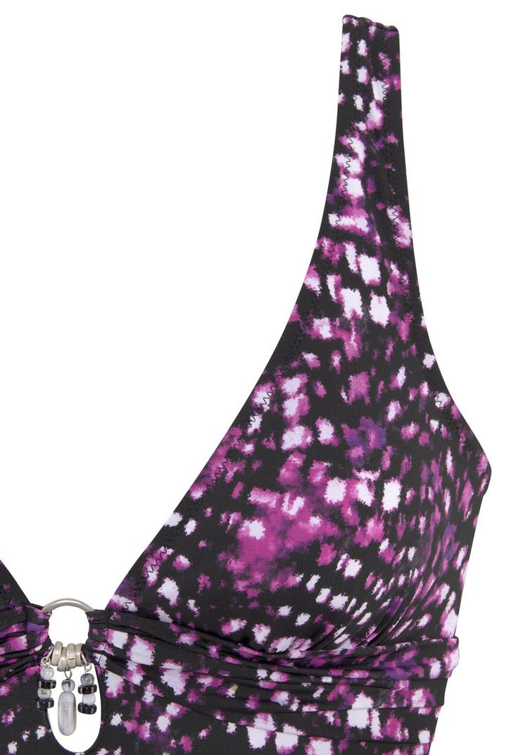 BRUNO BANANI BRUNO BANANI Badeanzug Badeanzug Damen - dunkelrosa-bedruckt - 1 | SportScheck