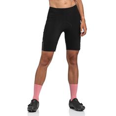 Rückansicht von Schöffel Skin Pants Solo Short 4h L Fahrradtights Damen black
