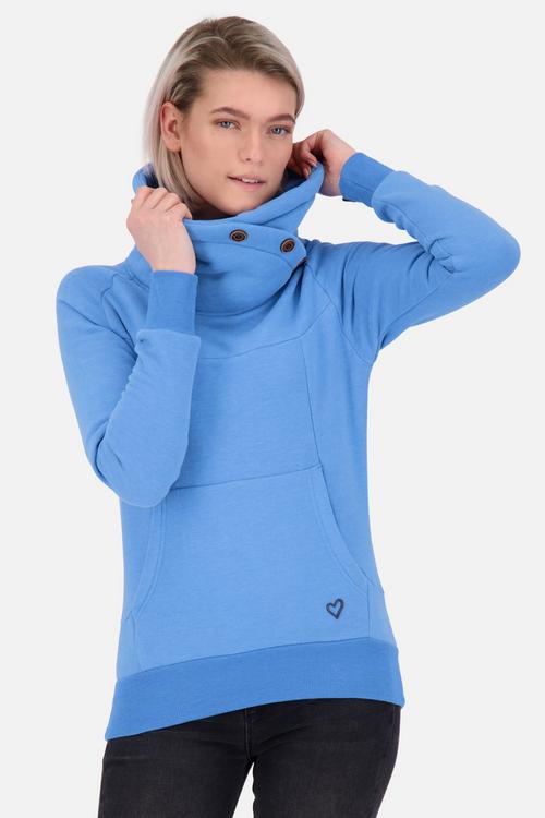 Rückansicht von ALIFE AND KICKIN VioletAK A Sweatshirt Damen azure melange