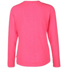 Rückansicht von Nike W NK DF IC ONE LX LS TOP CEAOP Langarmshirt Damen pink / schwarz