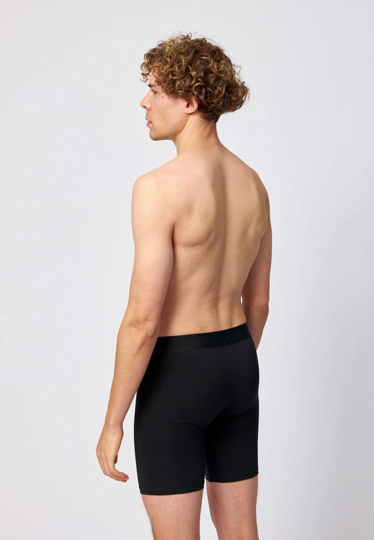 Snocks Snocks Boxershorts mit l&auml;ngerem Bein Unterhose Herren - Schwarz - 3 | SportScheck