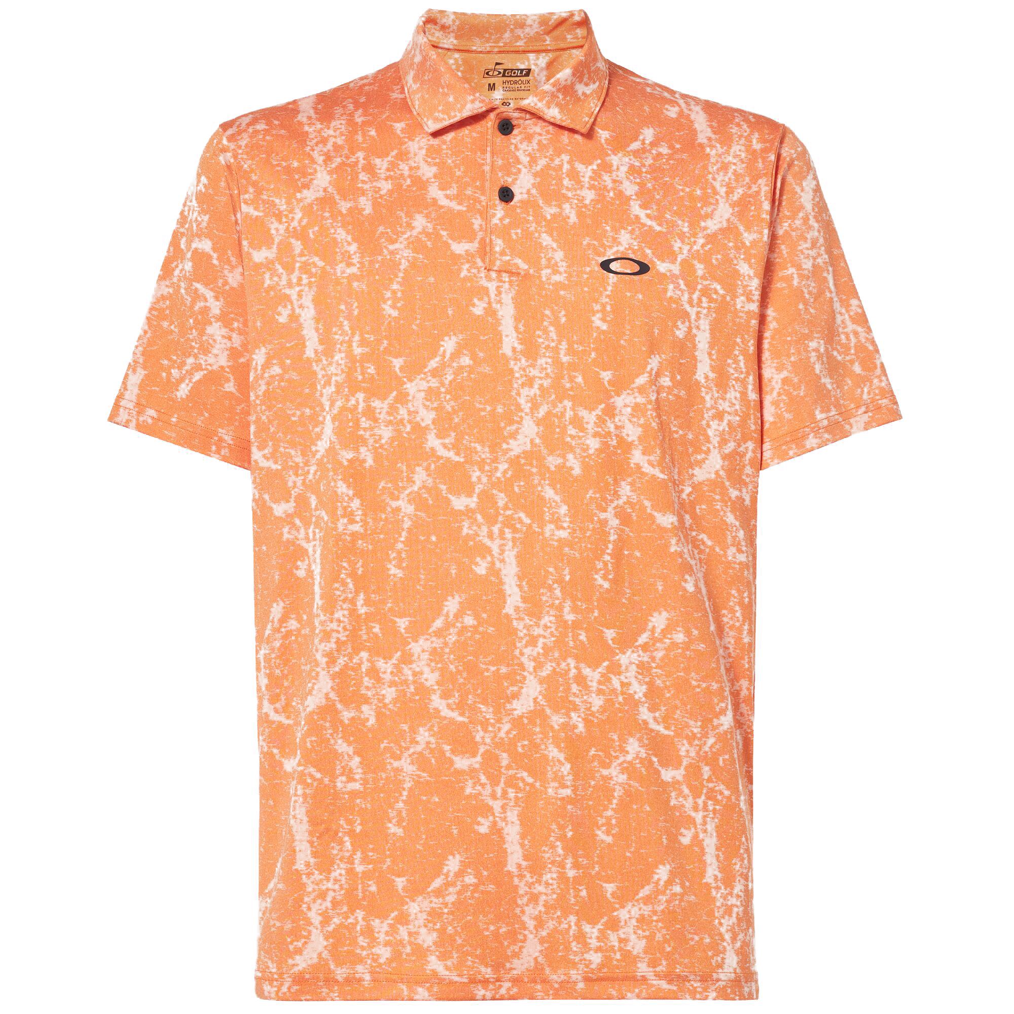 Oakley MARBLE JAQUARD Poloshirt Herren Soft Orange
