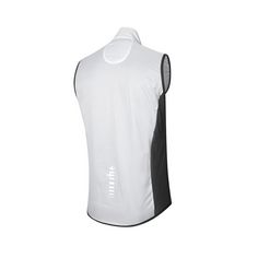Rückansicht von RH+ Emergency Pocket Vest Fahrradweste white/black