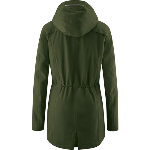 Rückansicht von Maier Sports Tansah 2.0 Softshelljacke Damen Dunkeloliv