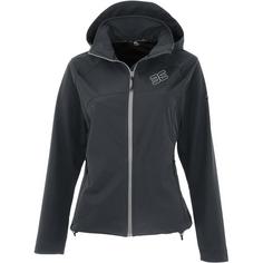 Maul Sport Gaisspitze mit Kapuze Softshelljacke Damen Petrol