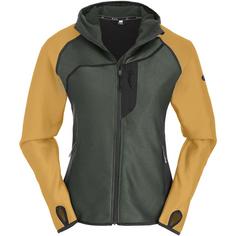 Maul Sport Chiemgau II mit Kapuze Fleecejacke Damen Tannengrün