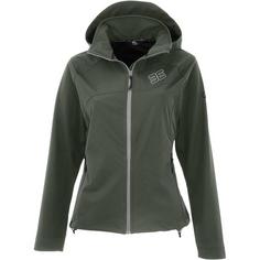 Maul Sport Gaisspitze mit Kapuze Softshelljacke Damen Tannengrün