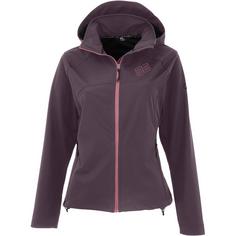 Maul Sport Gaisspitze mit Kapuze Softshelljacke Damen Bordeaux