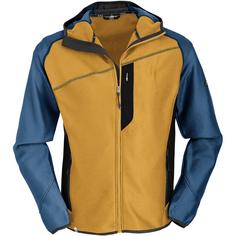 Maul Sport Taufstein II mit Kapuze Fleecejacke Herren Senf