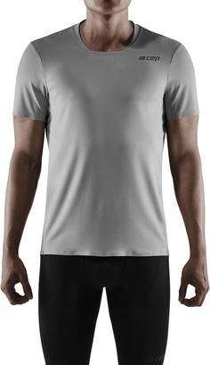 Rückansicht von CEP Run Shirt Short Funktionsshirt Herren grey