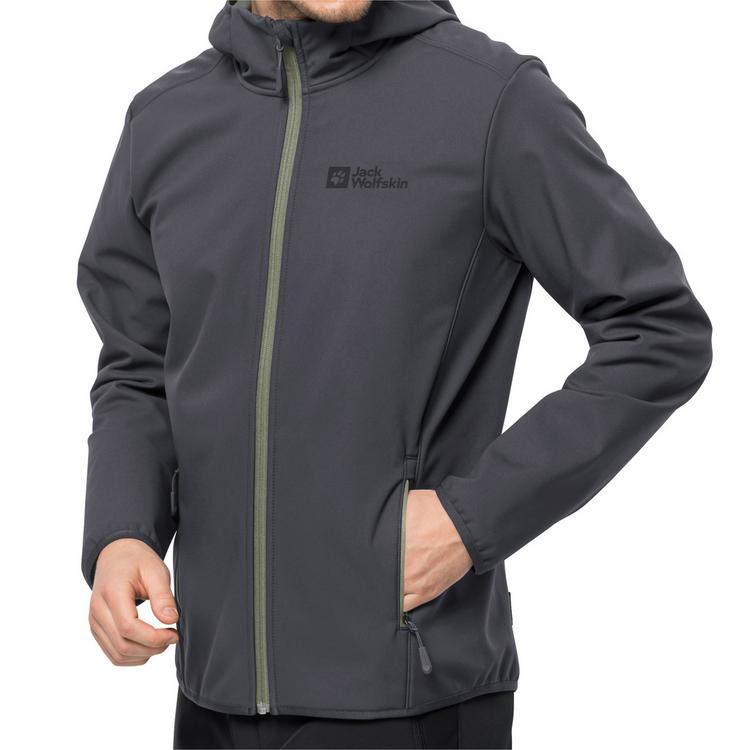Jack Wolfskin Jack Wolfskin BORNBERG HOODY M Softshelljacke Herren - night blue - 7 | SportScheck