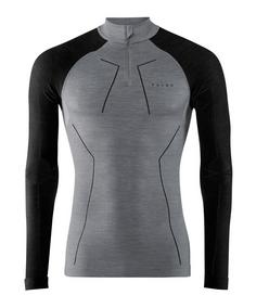 Falke Merino Wool-Tech Funktionsshirt Herren black grey mel. (3118)