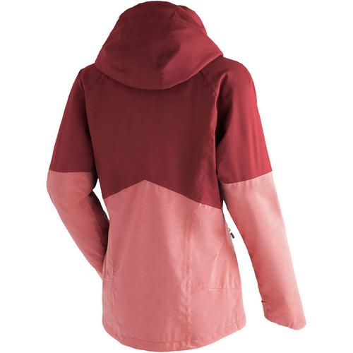 Rückansicht von Maier Sports Echaz Funktionsjacke Damen Bordeaux