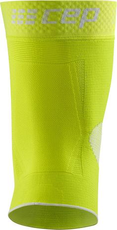 Rückansicht von CEP Knee Bandagen lime/grey