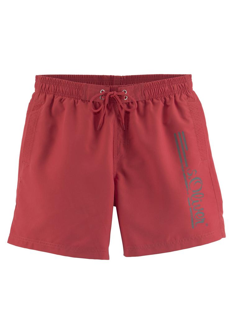 S.OLIVER S.OLIVER Badeshorts Badehose Herren - rot - 0 | SportScheck