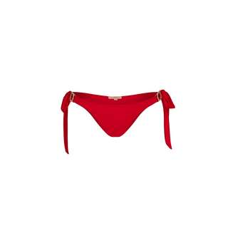 Moda Minx Amour Tie Side Full Bum Bottoms Bikini Hose Damen Red