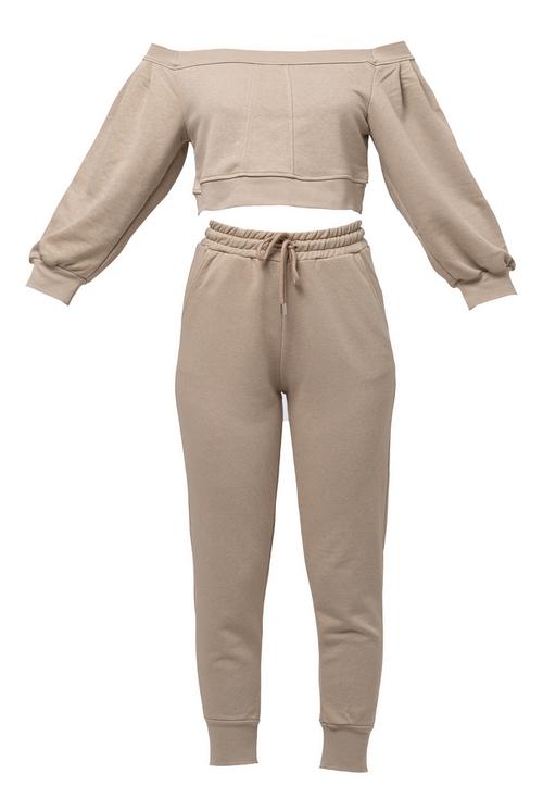 Rückansicht von Tom Barron Jumpsuit Damen stone