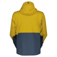 Rückansicht von SCOTT Jacke Ultimate Dryo 10 Winterjacke Herren mellow yellow/metal blue