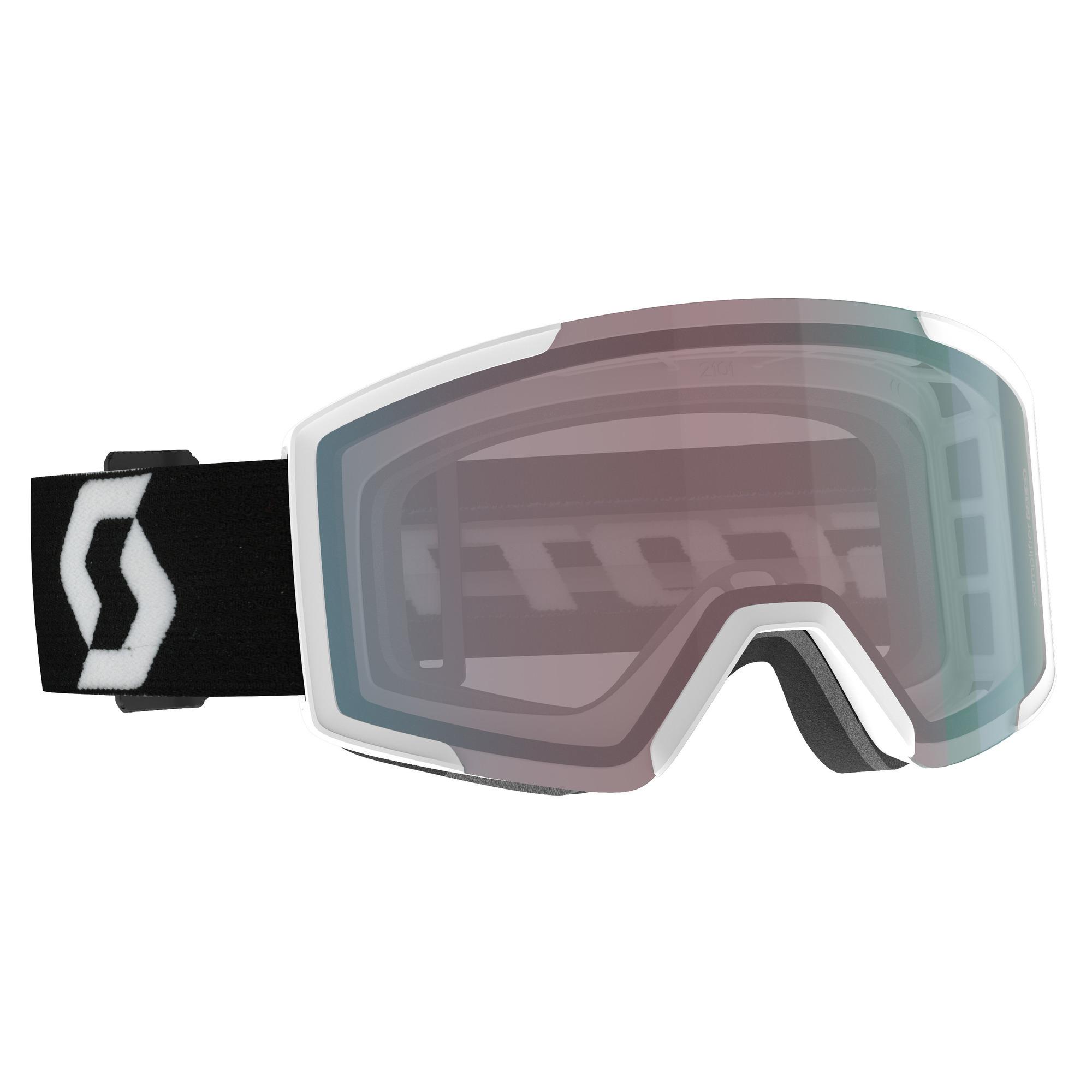 SCOTT Brille Shield Skibrille team white/black