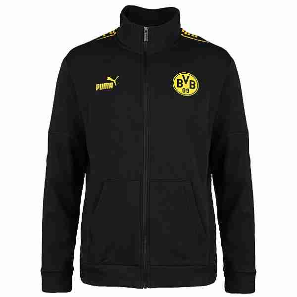 PUMA Borussia Dortmund ftblCulture Sweatjacke Herren schwarz / gelb
