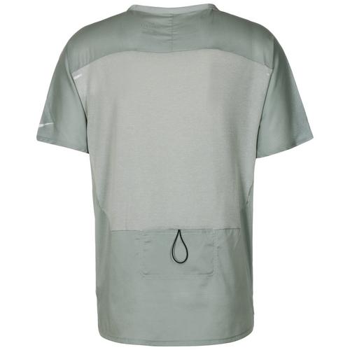 Rückansicht von Nike Run Division Techknit Ultra Laufshirt Herren grau