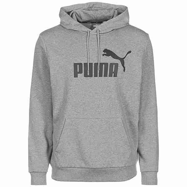 PUMA Essentials Big Logo Hoodie Herren grau / schwarz