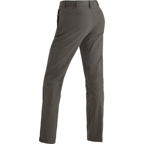 Rückansicht von Maier Sports Inara Slim Funktionsshorts Damen Grau