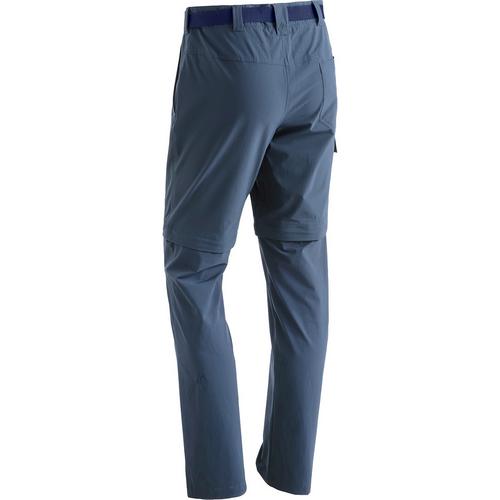 Rückansicht von Maier Sports Torid Slim Trekkinghose Herren Rauchblau