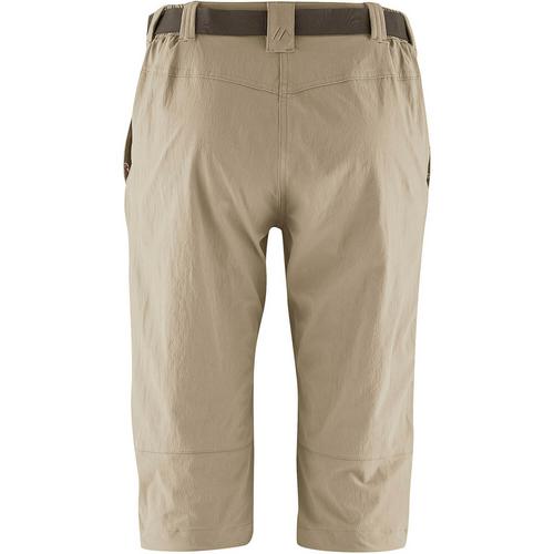 Rückansicht von Maier Sports Kluane Funktionsshorts Damen Beige