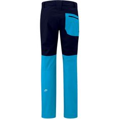 Rückansicht von Maier Sports Diabas Trekkinghose Damen Royal Blau