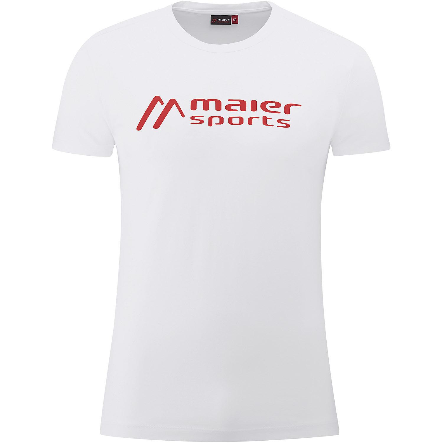 Maier T-Shirt Online SportScheck Weiß Shop von Tee kaufen im Herren MS Sports