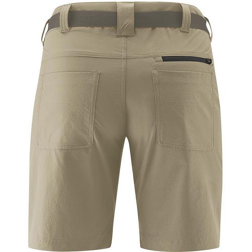 Rückansicht von Maier Sports Nil Funktionsshorts Herren Beige