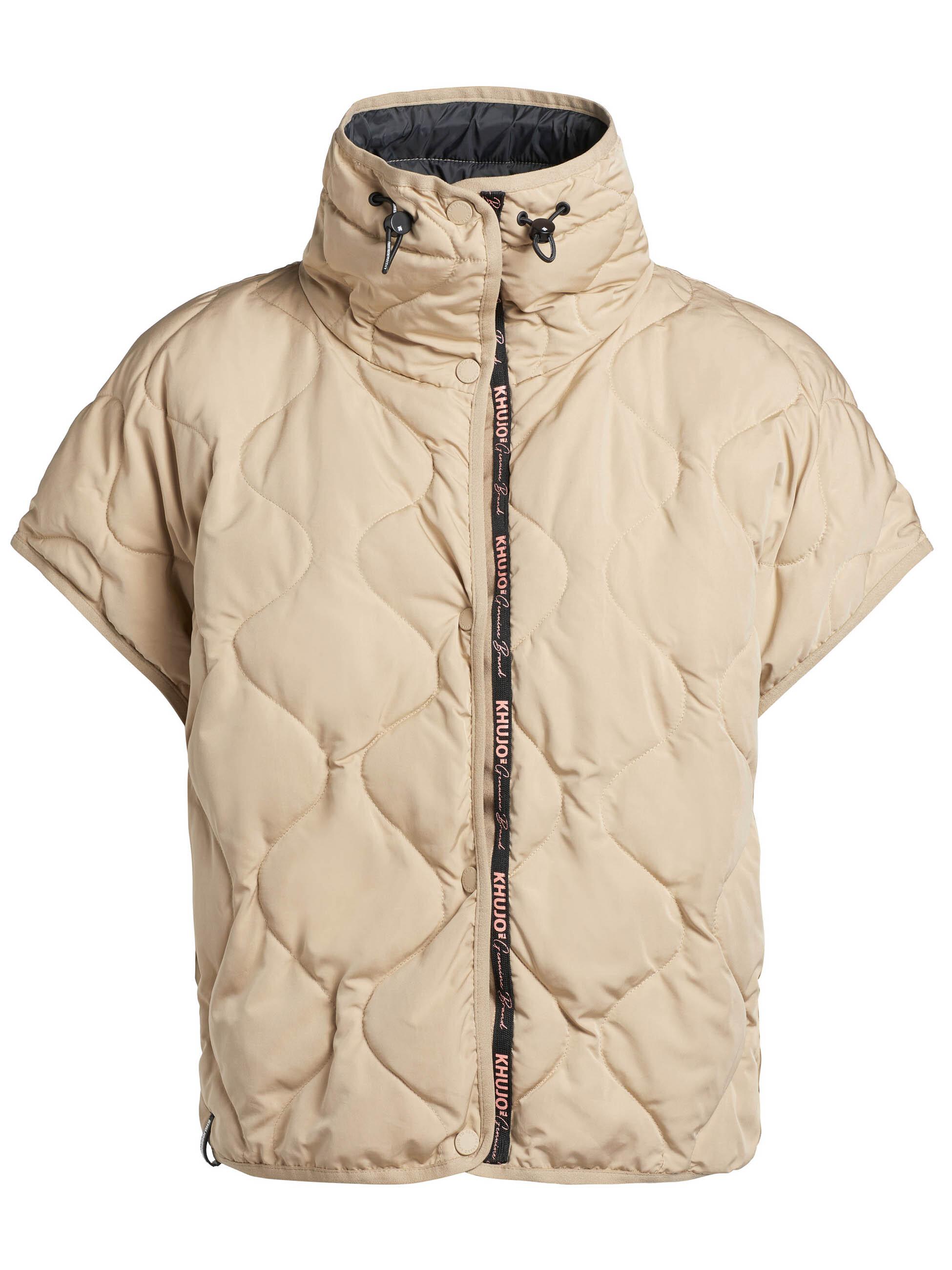Khujo ERY Kunstfellweste Damen beige