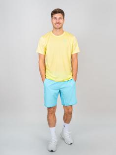 BIDI BADU Falou Tech Tee light yellow Tennisshirt Herren hellgelb