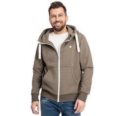 Rückansicht von DEPROC active FinnCMYK Men Sweatjacke Herren military melange