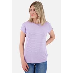 Rückansicht von ALIFE AND KICKIN MimmyAK Z T-Shirt Damen digital lavender