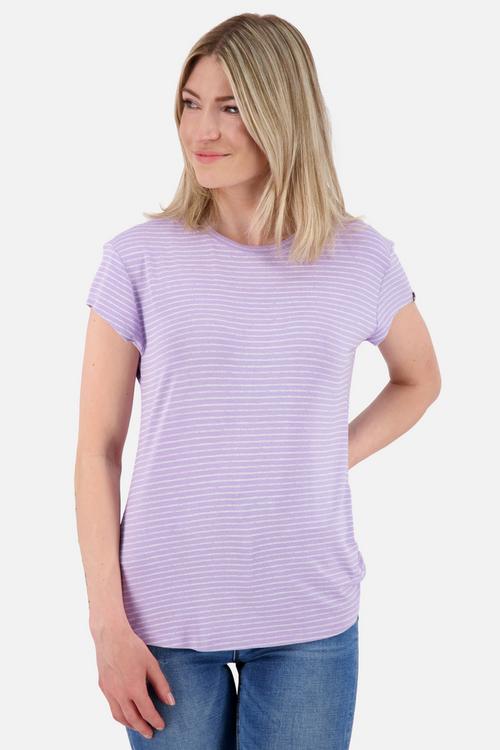 Rückansicht von ALIFE AND KICKIN MimmyAK Z T-Shirt Damen digital lavender