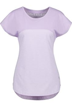 ALIFE AND KICKIN ClarettaAK Z T-Shirt Damen digital lavender