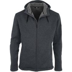 Maul Sport Jachenau mit Kapuze Fleecejacke Herren Schiefer