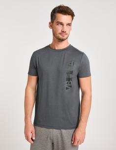 Rückansicht von VENICE BEACH VB Men HAYES T-Shirt Herren carbon grey melange