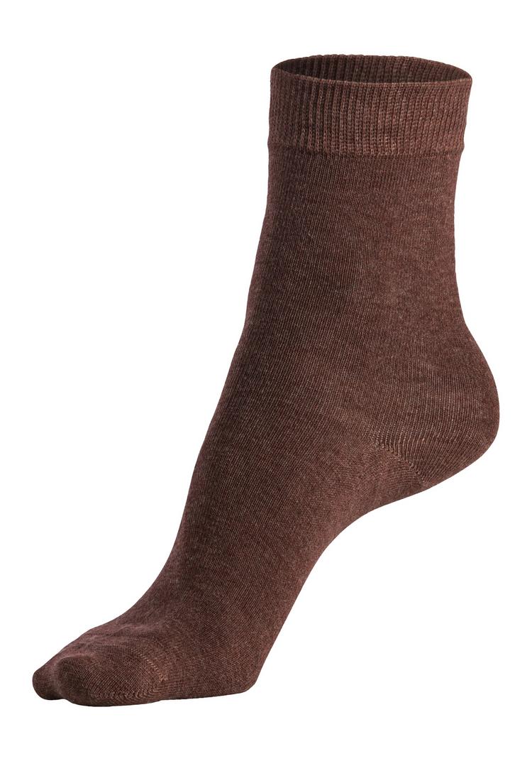 Lascana Lascana Basicsocken Socken Damen - braun - hellbraun - oliv - rot - beere - blau - petrol - 4 | SportScheck
