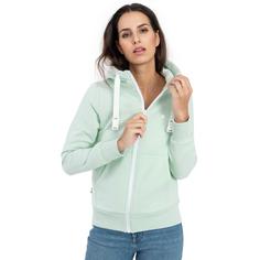 Rückansicht von DEPROC active FinjaCMYK Women Sweatjacke Damen breeze melange